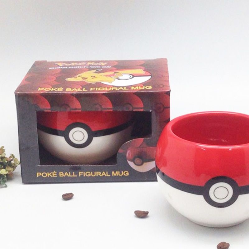 Pokeball Cosplay Prop - Pokemon Poke Ball Ceramic Coffee Mug