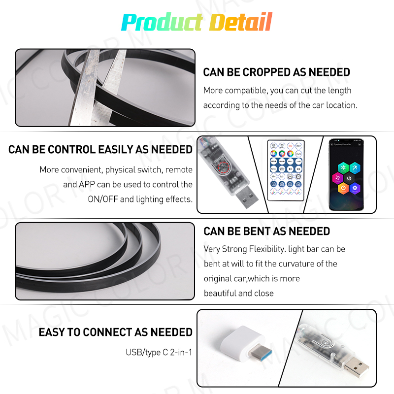 Vegetting 140cm Car Ambient Li - Led El Wire 评论和价格