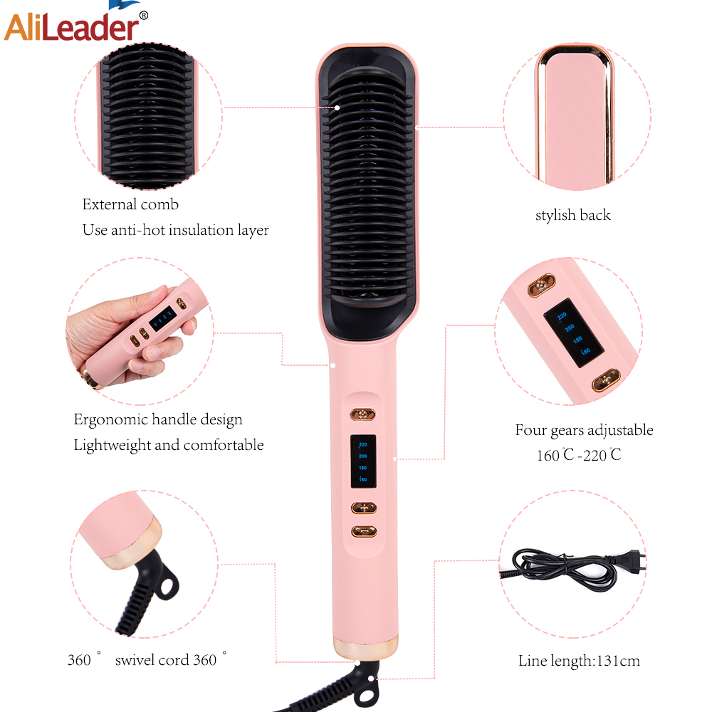 3In1 Hot Air Comb Straightenin - Aerith Cosplay Prop 评论和价格