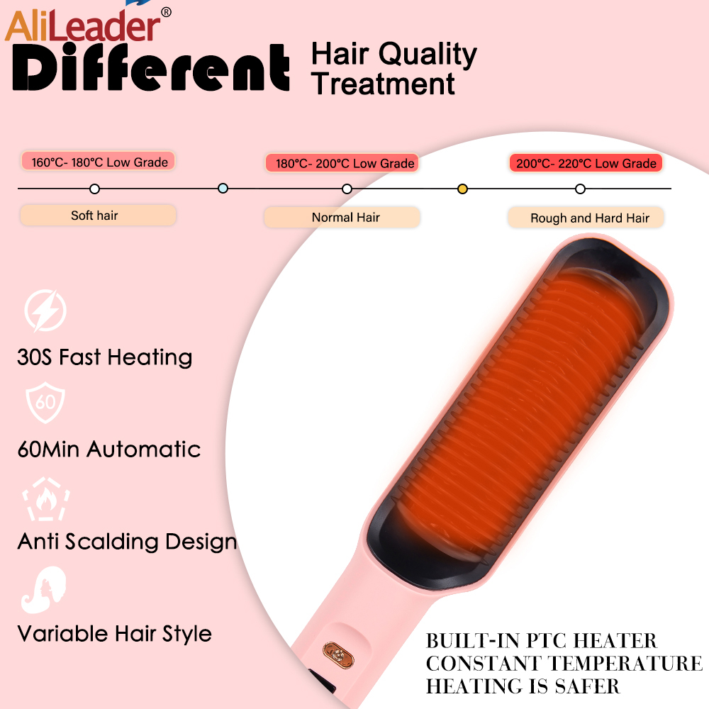 3In1 Hot Air Comb Straightenin - Aerith Cosplay Prop 评论和价格