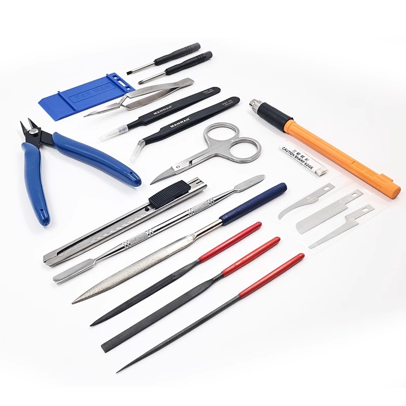 MANWAH Model assembly tool 20p - Craft Knife Set 评论和价格