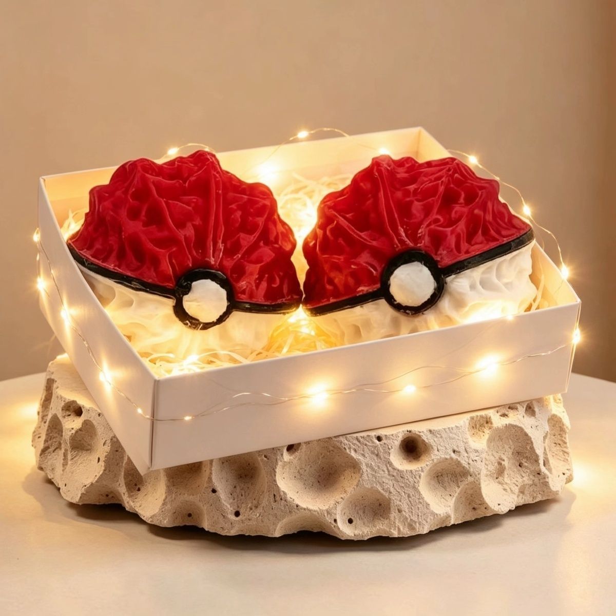 Pokemon Pokeball 3D Walnut Red - Pokeball Cosplay Prop 评论和价格