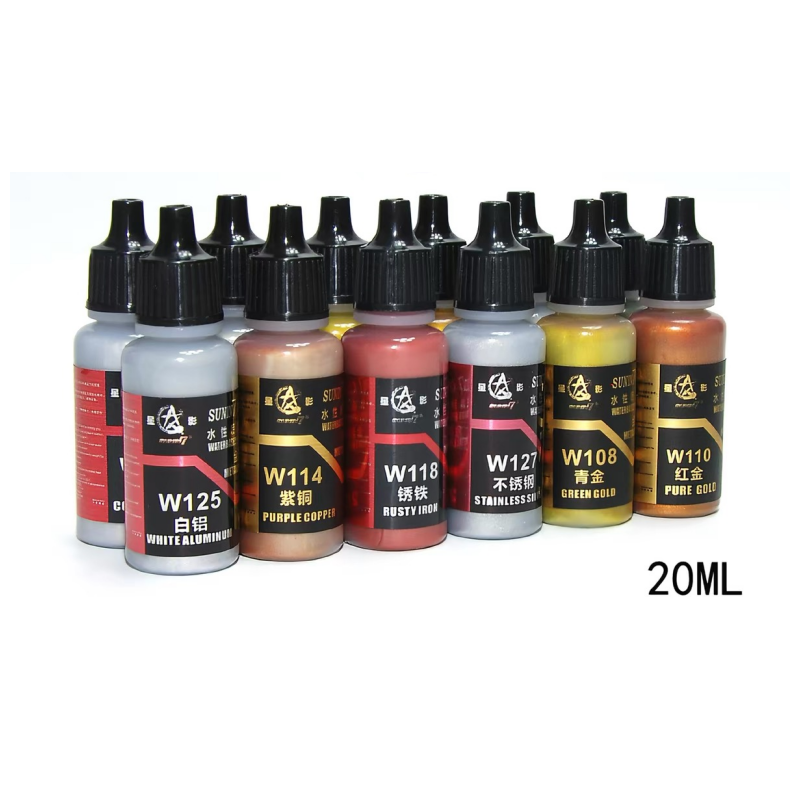 SUNIN 7 W101-124 20ml Eco-frie - Metallic Spray Paint 评论和价格