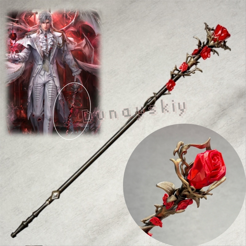 Sylus Staff Silver Wing Demon  - Cosplay Prop 3D Print Settings 评论和价格