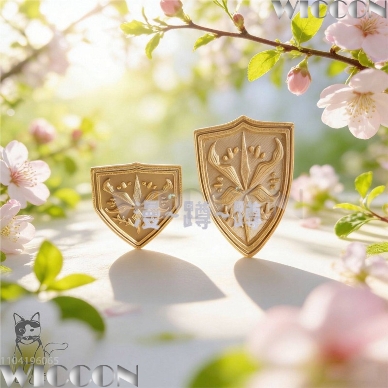 Golden school emblem tsukinomo - Cosplay Prop 3D Print Settings 评论和价格