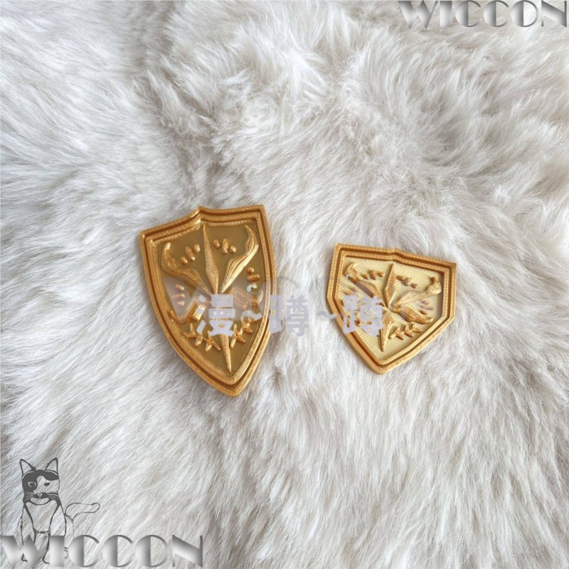 Golden school emblem tsukinomo - Cosplay Prop 3D Print Settings 评论和价格