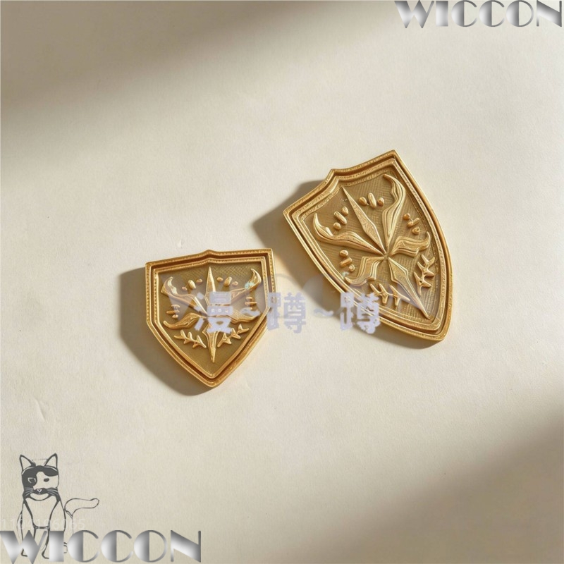 Golden school emblem tsukinomo - Cosplay Prop 3D Print Settings 评论和价格
