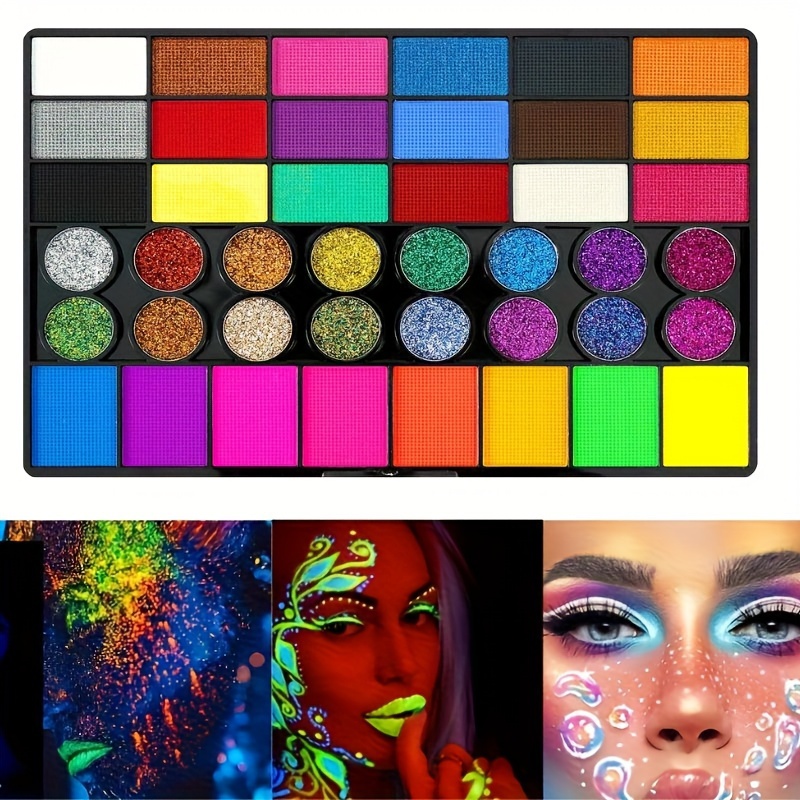 42 Colors Face Body Paint Pale - Cosplay Prop Paint 评论和价格