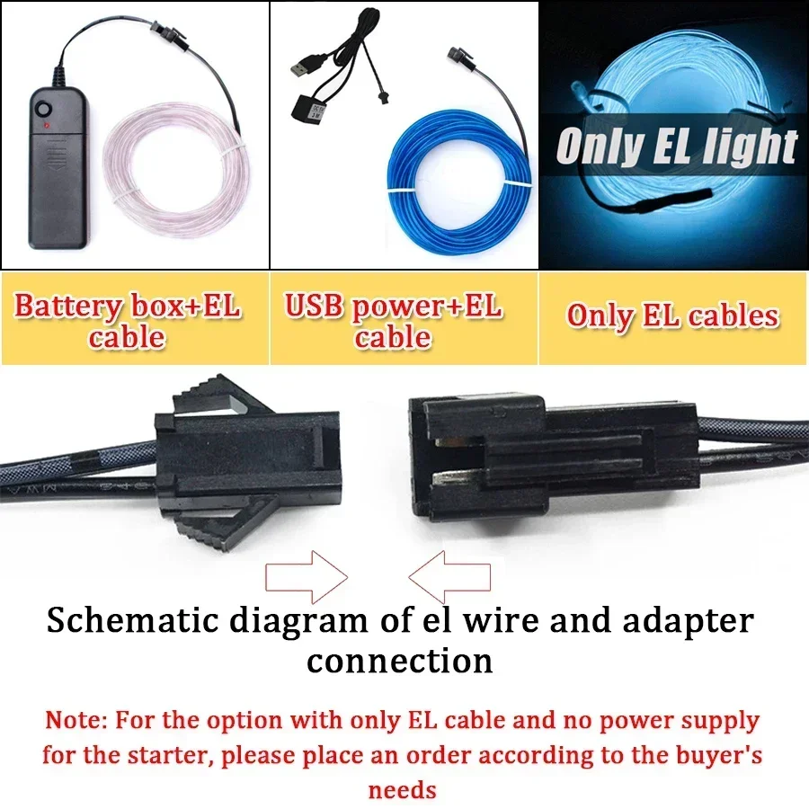 1M/3M/5M Flexible Neon Light B - Led El Wire 评论和价格